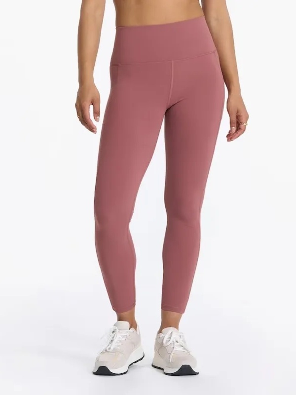 Vuori High-Rise Leggings in Dusty Rose